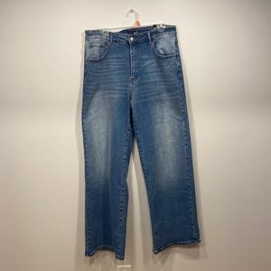 Fashion nova wide leg jeans